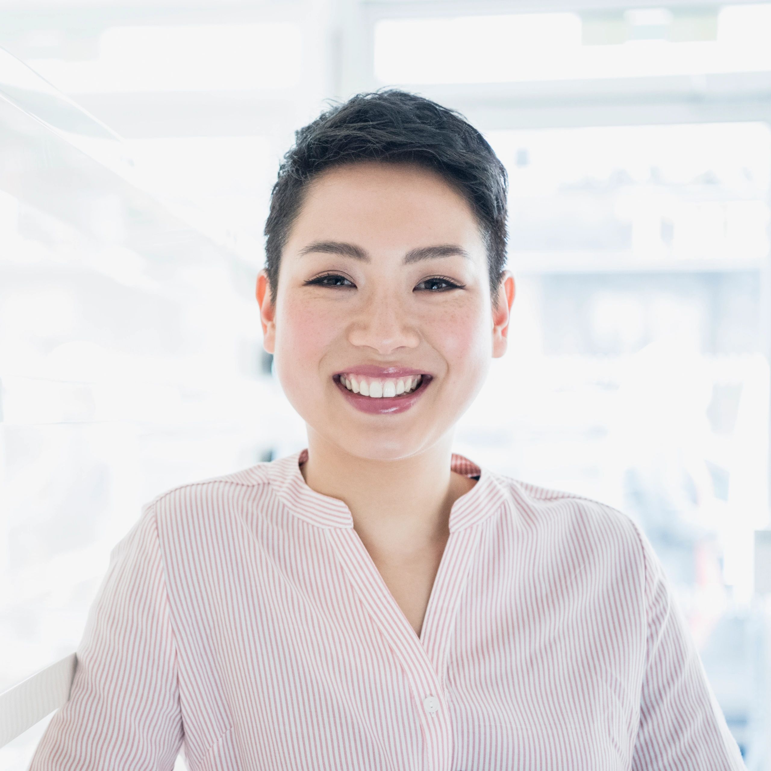 Portrait of a smiling small business owner